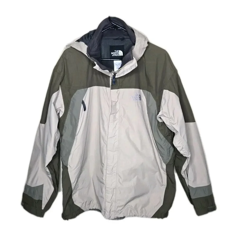 VTG The North Face Full Zip Color-blocked Hooded Jacket Y2k Size Large